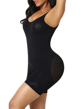 Women’s Seamless Low Back Happy Butt Full Body Shapewear – Mesh Waist Control Slimming Bodysuit